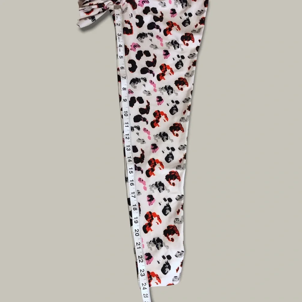 🏃🏽‍♀️Ivory Racerback Activewear Set Multicolor Animal Print SAGE COLLECTIVE - Picture 15 of 16